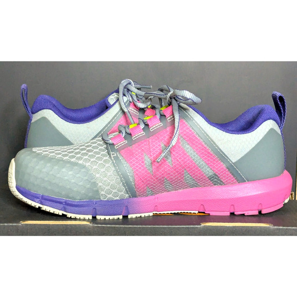 Timberland PRO Shoe Womens 7 Gray Radius Composite Toe Safety Slip Resistant NEW - Picture 7 of 10